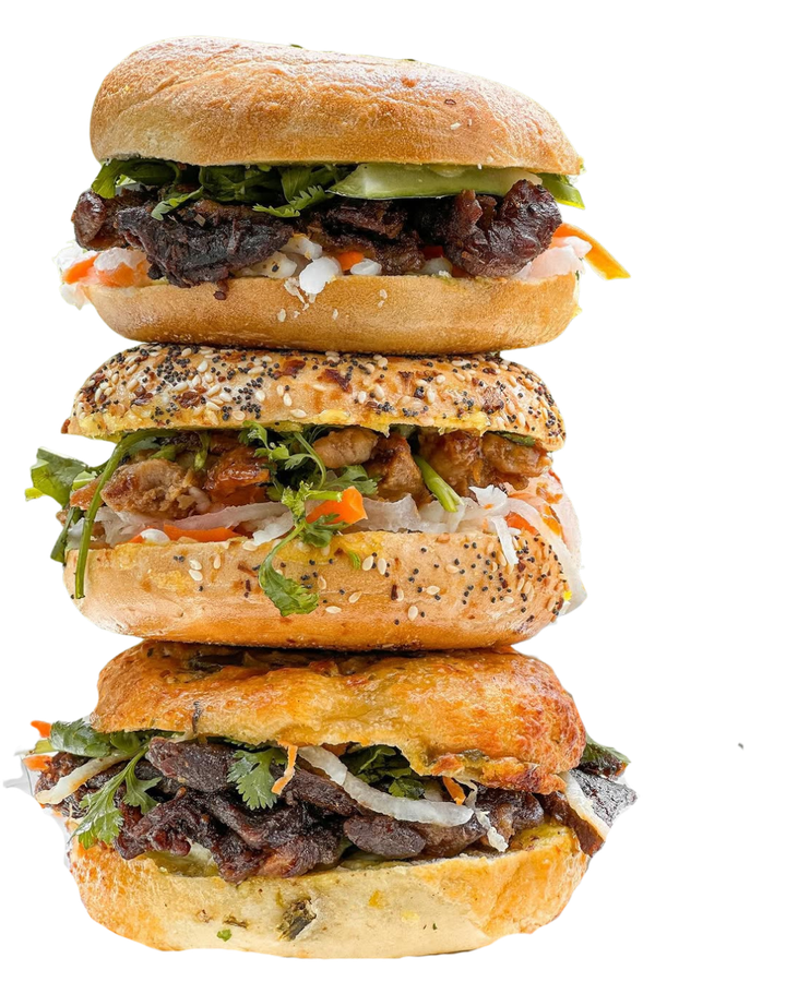 Signature Banh Mi Bagel Tower